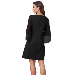 Womens Cocktail Dresses Flutter Sleeve Formal Dresse Wedding Guest Dresses for Women 2025 Trendy