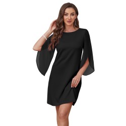 Womens Cocktail Dresses Flutter Sleeve Formal Dresse Wedding Guest Dresses for Women 2025 Trendy