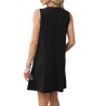Summer Dresses for Women Sleeveless Beach Vacation Coverup with Pockets (S-2XL)