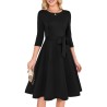 RUMIA Women's Cocktail Dresses 3/4 Sleeve Vintage Wedding Guest Dress (XS-3XL)