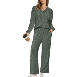 RUMIA Fall Outfits for Women 2025 Vacation Matching Sweater Lounge Sets (S-2XL)