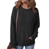 RUMIA Sweatshirt for Women Crew Neck Long Sleeve Fall Clothes for Tops